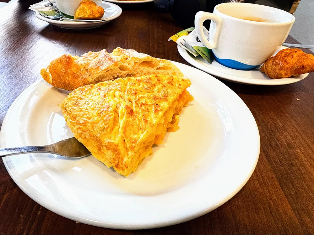 Pincho de tortilla de patata. La clásica.